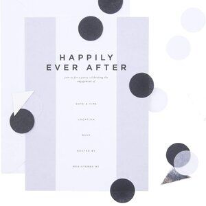 West Emory Collection Happily Ever After Engagement Party Invitation Kit